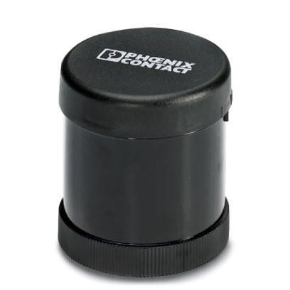 Phoenix Contact 70mm Tower Light Buzzer Module; PSD-S AE BM2-1 85DB; Continuous/Pulse; 12-30VAC/DC; Black Housing